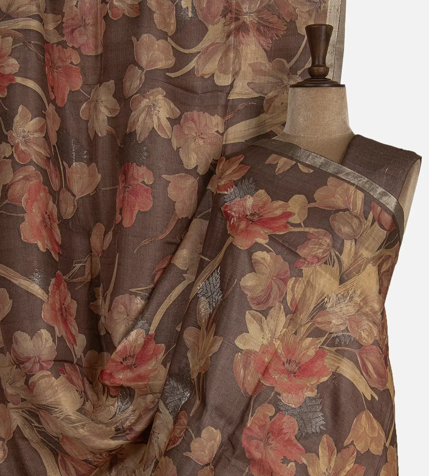 brown-tussar-saree-c0971145-a