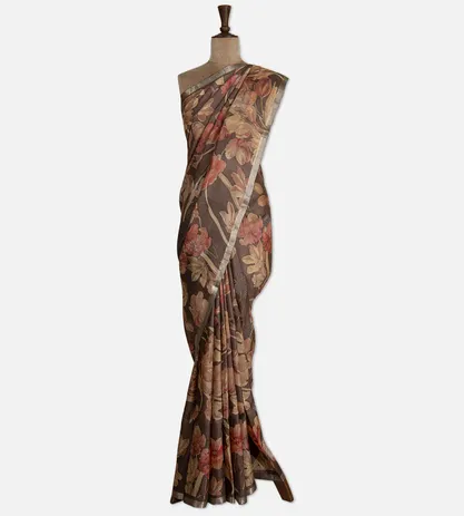 brown-tussar-saree-c0971145-b
