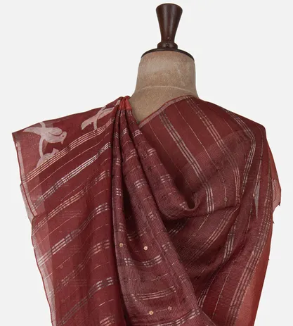 red-organza-saree-d05105323-c