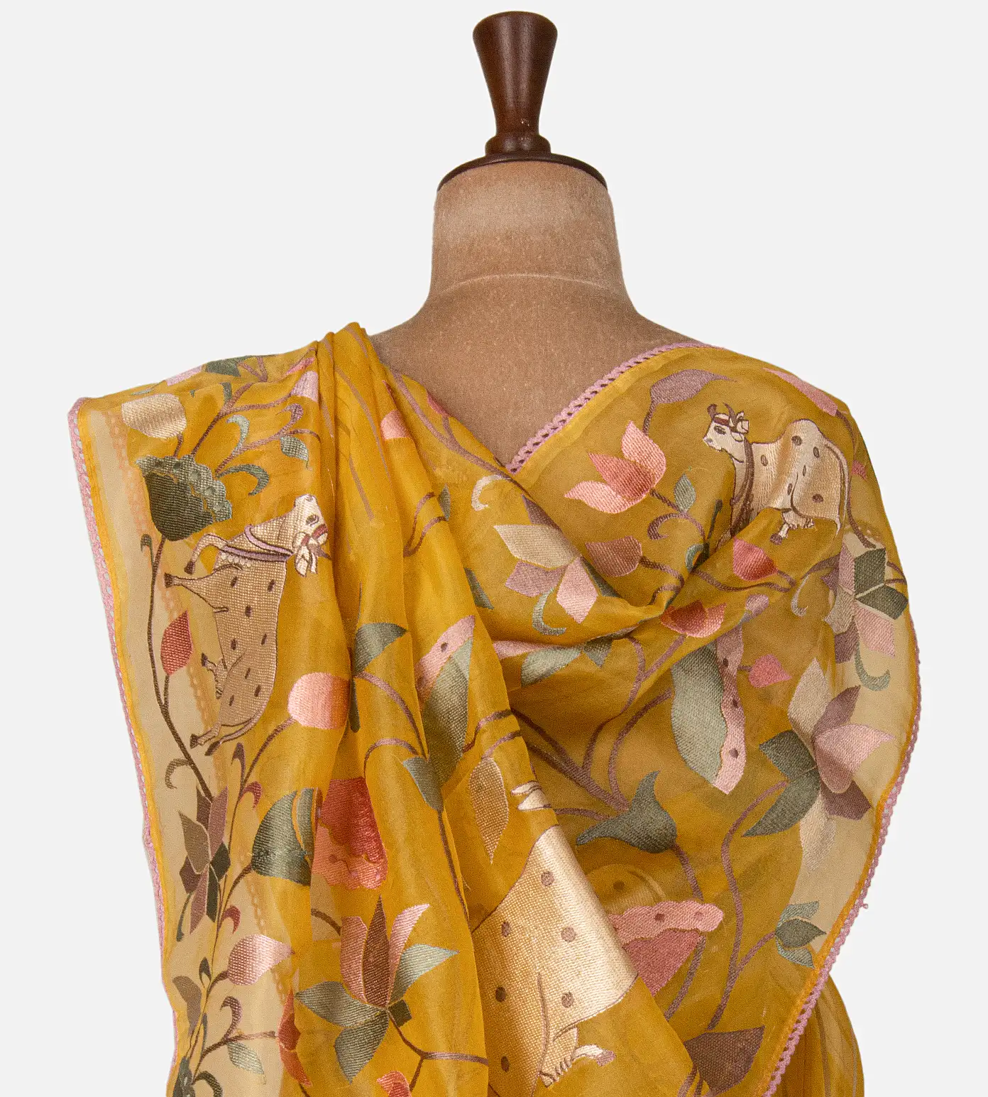 yellow-organza-saree-d07115797-c