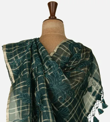 emerald-green-organza-saree-d08115926-c