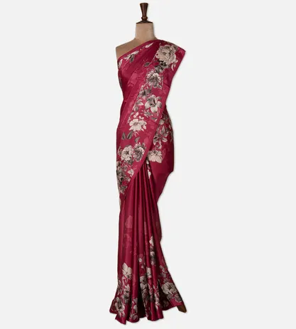 pink-satin-crepe-saree-d08115837-b