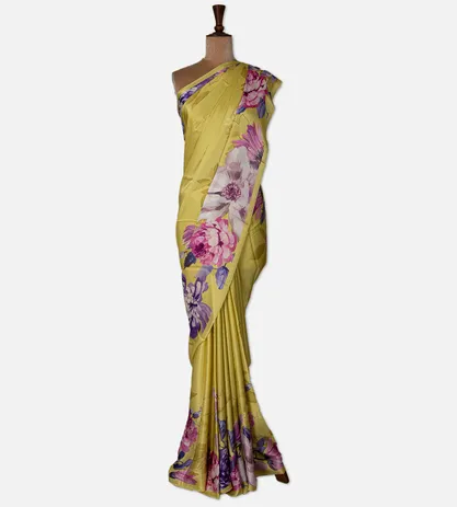 lime-yellow-satin-crepe-saree-d08115845-b