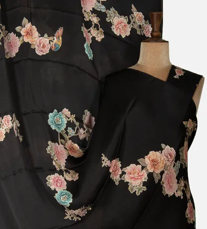 black-satin-crepe-saree-d08117098-a