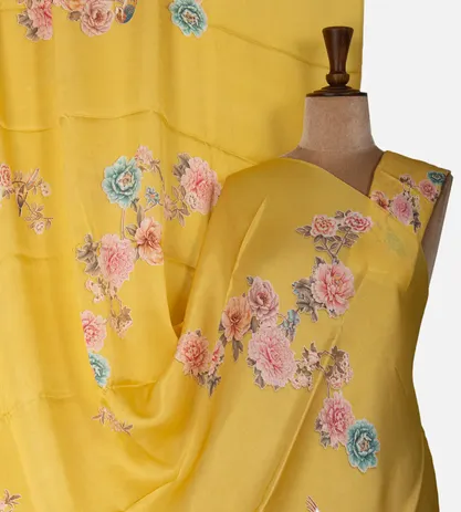 yellow-satin-crepe-saree-d08117103-a