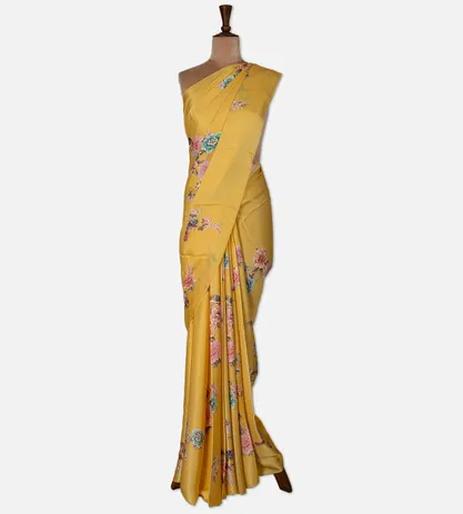 yellow-satin-crepe-saree-d08117103-b