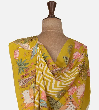 yellow-satin-crepe-saree-d08117138-c