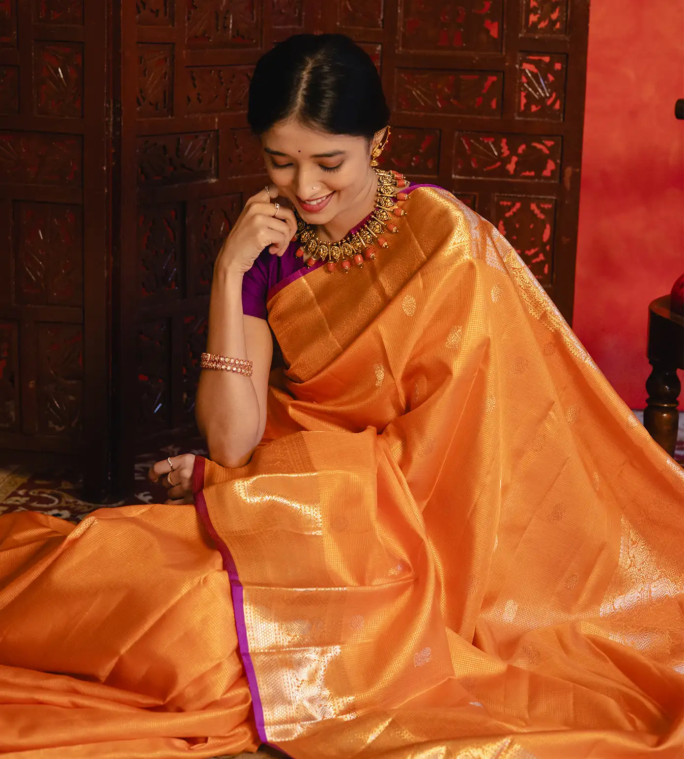 orange-kanchipuram-silk-saree-d07113751-d
