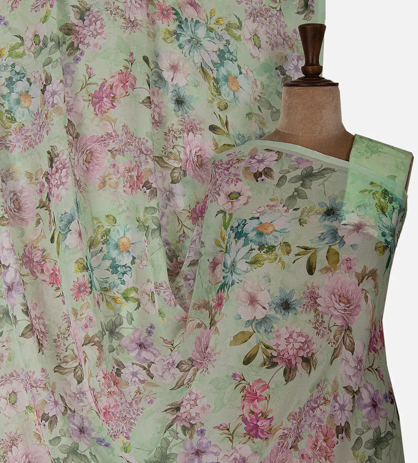 pastel-green-chiffon-saree-d05105663-a