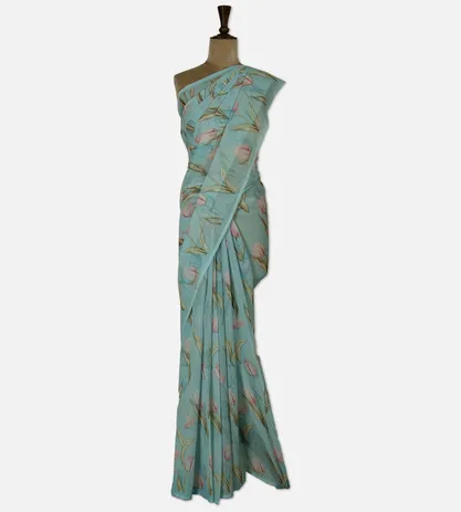 blue-chiffon-saree-d05105667-b