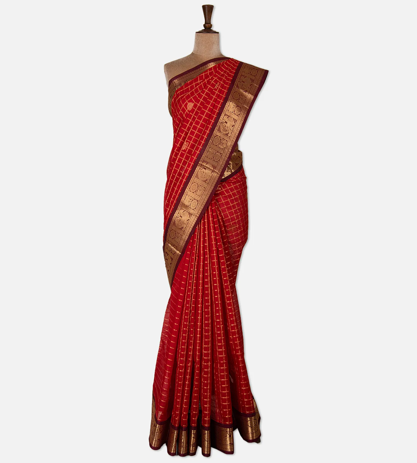 red-cotton-silk-saree-d08120412-b