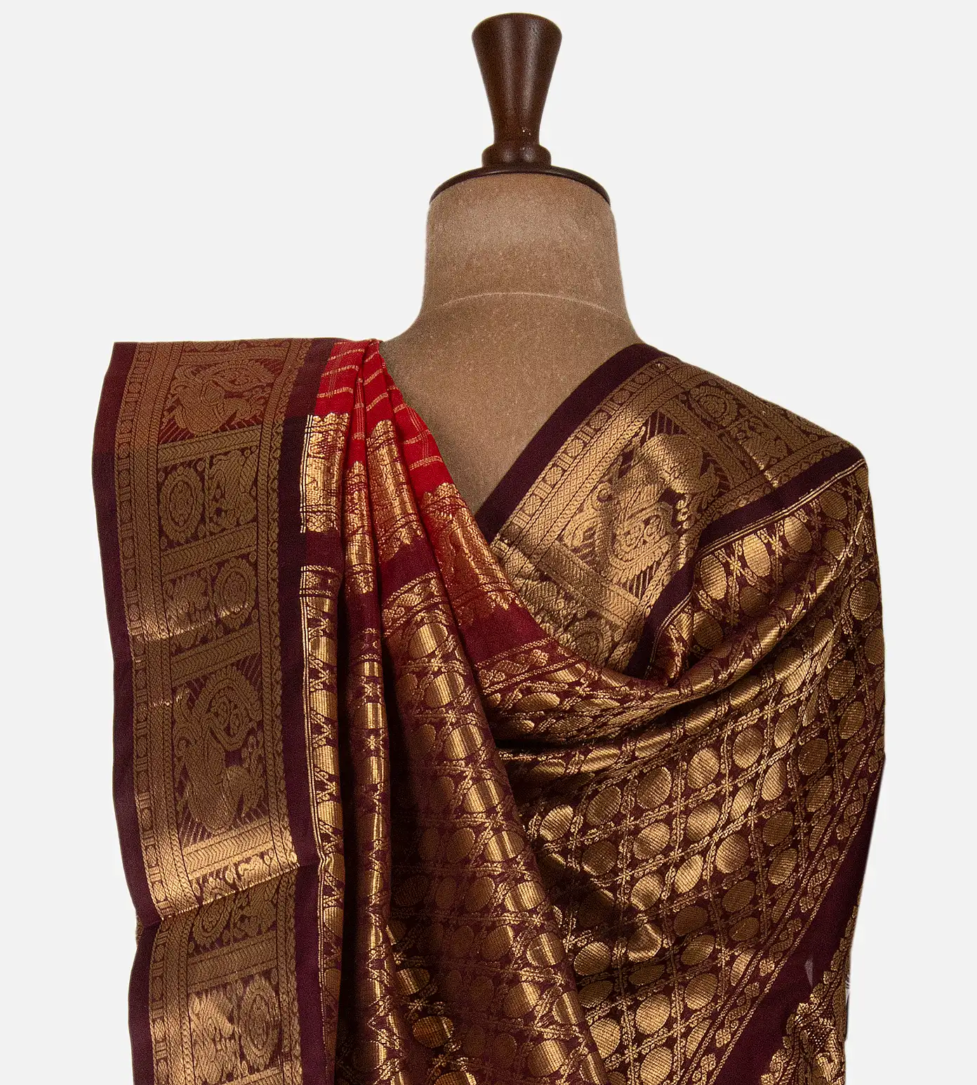 red-cotton-silk-saree-d08120412-c
