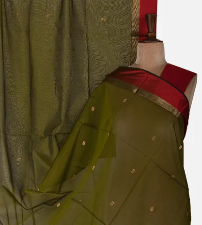olive-green-cotton-silk-saree-d08119339-a