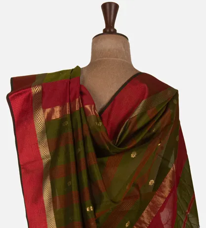 olive-green-cotton-silk-saree-d08119339-c