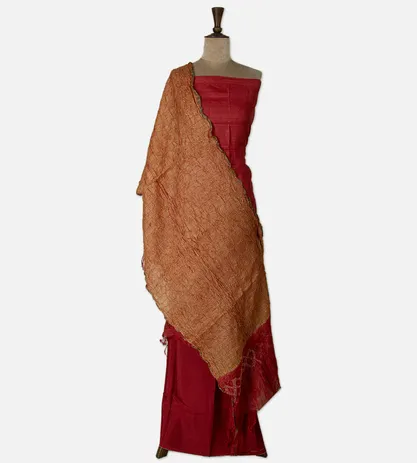 red-tussar-bandhani-salwar-d08119477-b