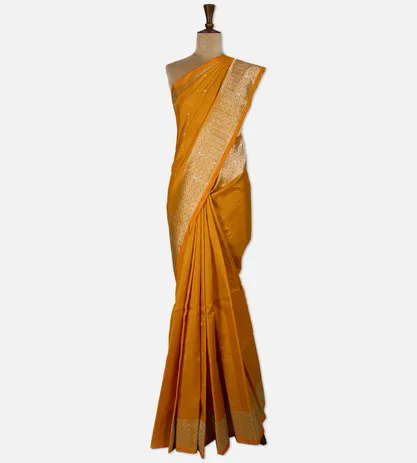 tangerine-yellow-gadwal-silk-saree-d08118785-b