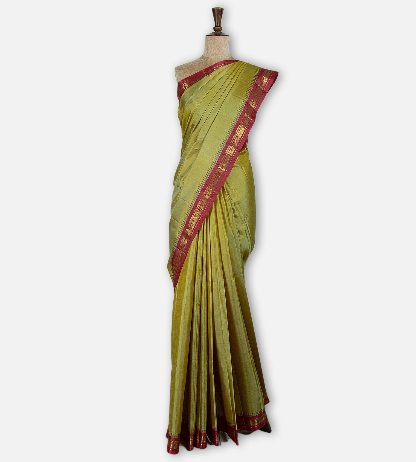 olive-green-kanchipuram-silk-saree-d08116403-b