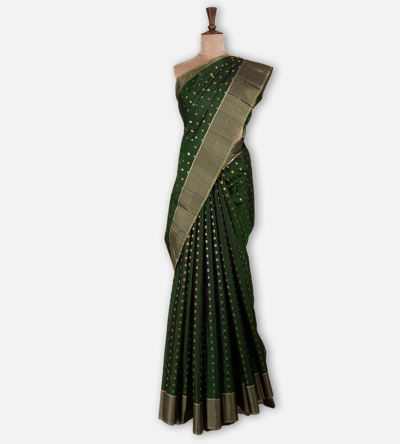 bottle-green-kanchipuram-silk-saree-d05106229-b