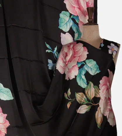 black-satin-crepe-saree-d08117099-a