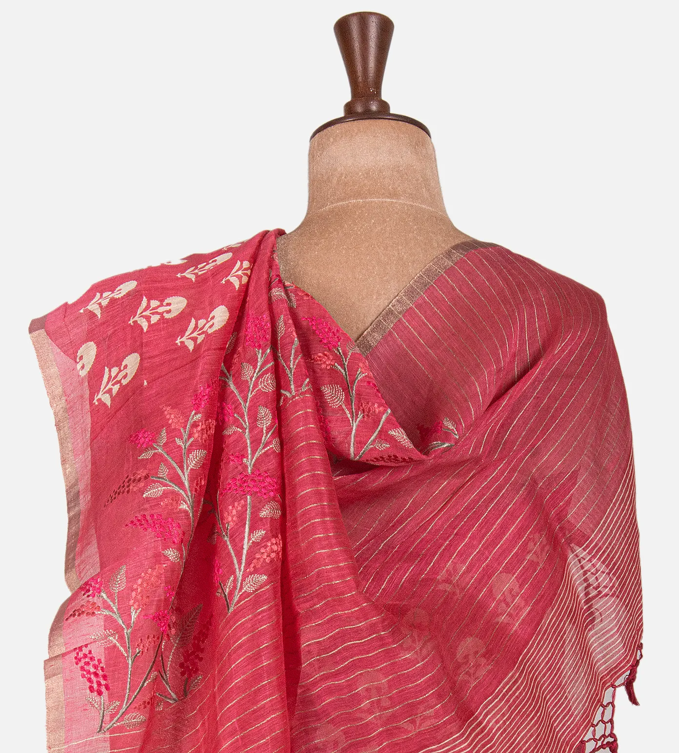 crimson-red-linen-saree-d0190512-c