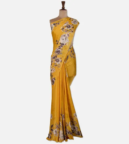 yellow-satin-crepe-saree-d08117114-b