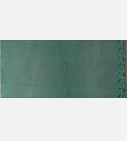deep-teal-linen-saree-d0190507-d