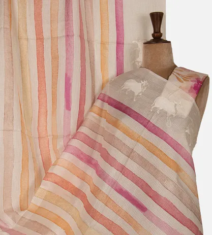 off-white-kota-silk-saree-d09127670-a