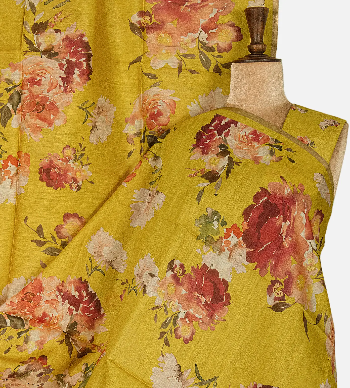 yellow-tussar-saree-d09122987-a