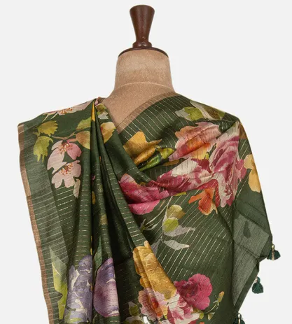 olive-green-tussar-saree-d08119617-c