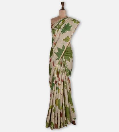 off-white-tussar-saree-d09122988-b