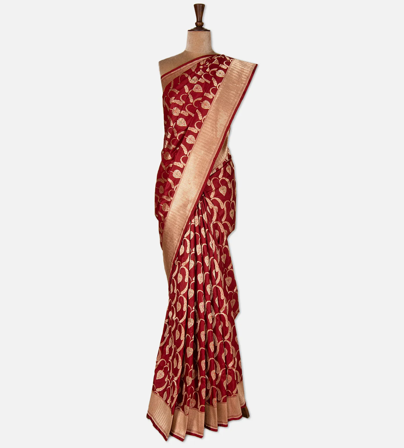 maroon-banarasi-silk-saree-d0398397-b