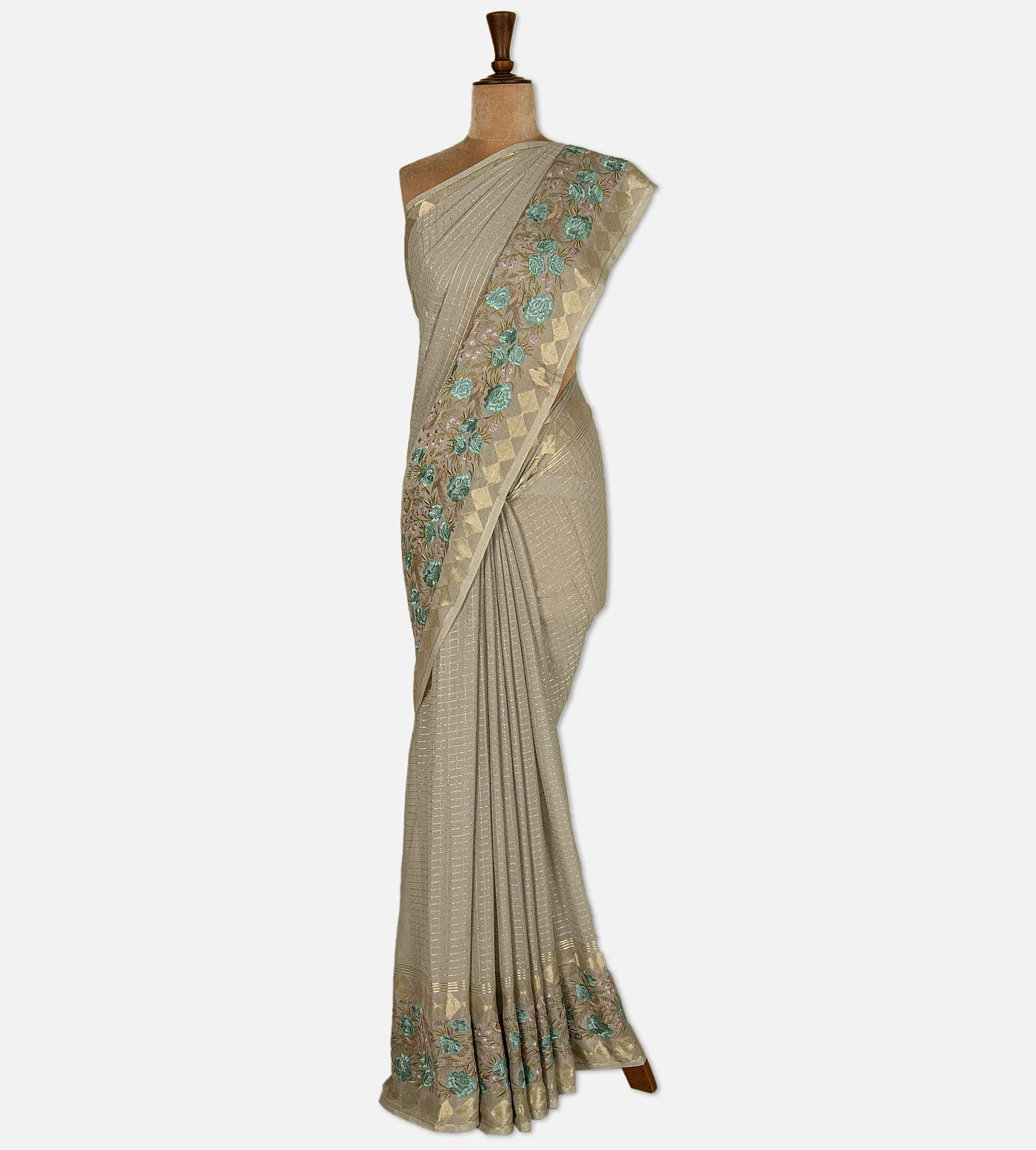 grey-georgette-saree-d09122394-b