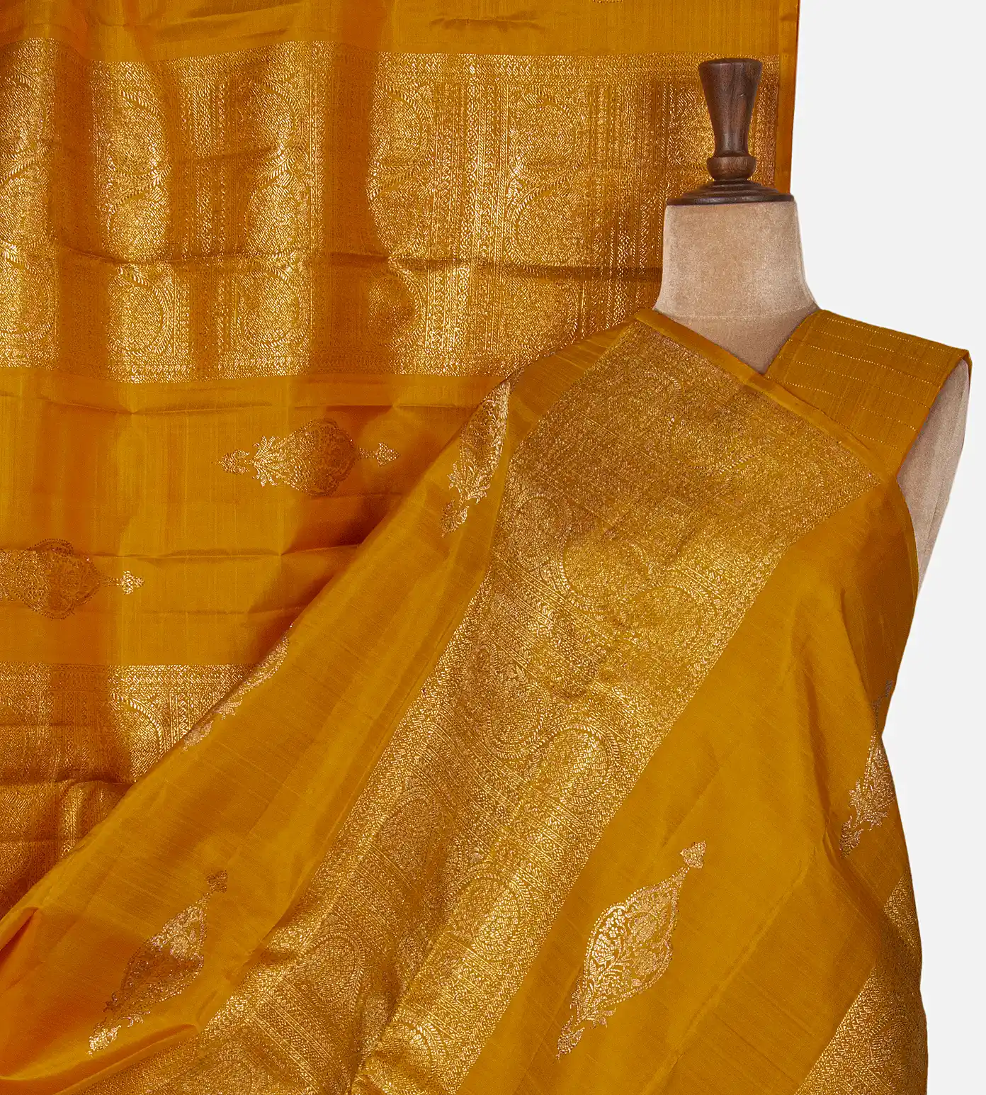 tangerine-yellow-kanchipuram-silk-saree-d08119912-a