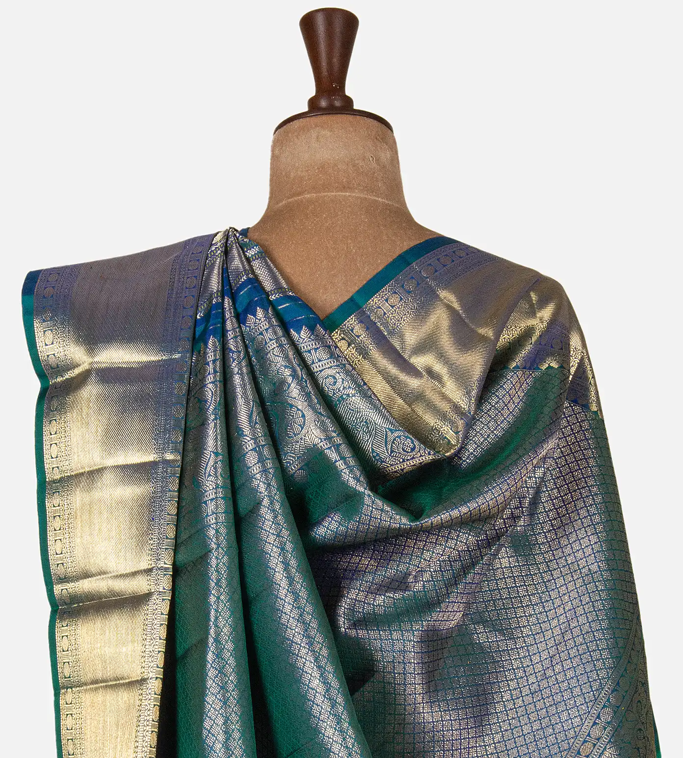 peacock-blue-kanchipuram-silk-saree-d08117334-c
