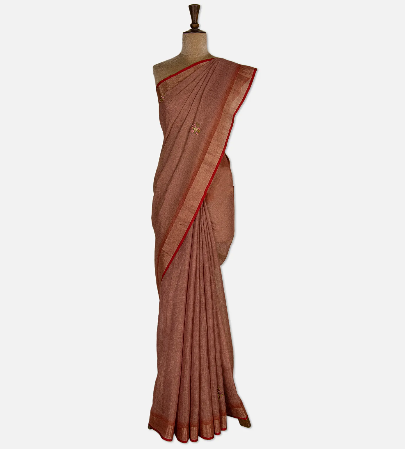 maroon-linen-saree-d10131588-b