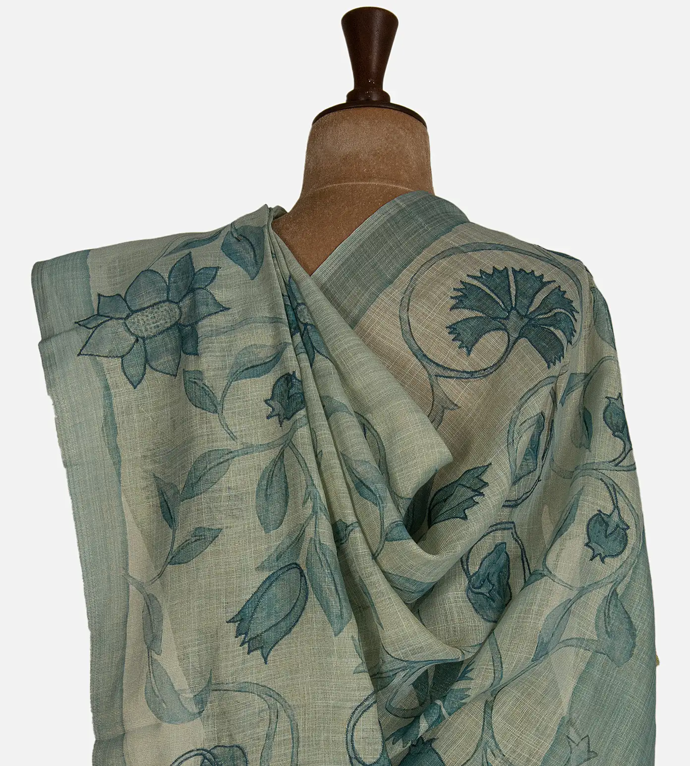 blue-linen-saree-d10133885-c