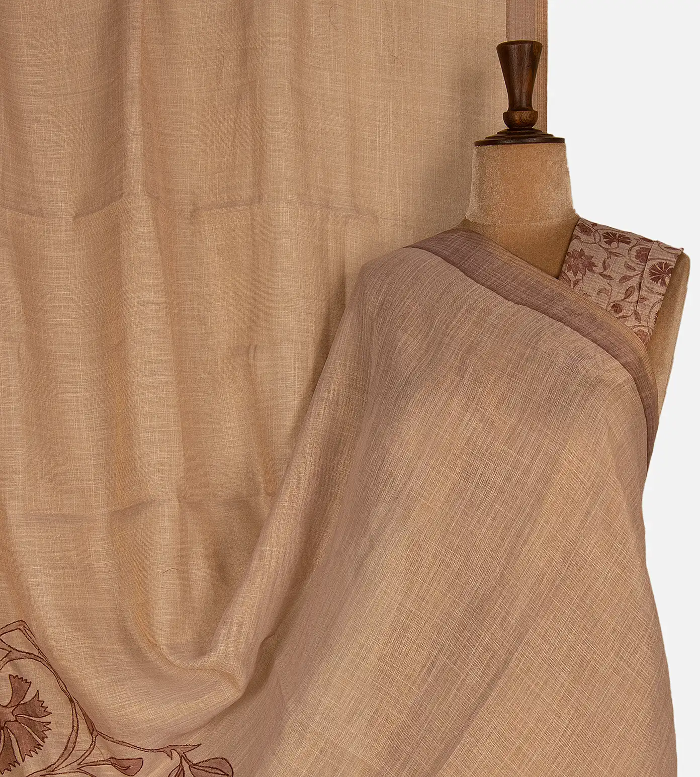 beige-linen-saree-d10133881-a