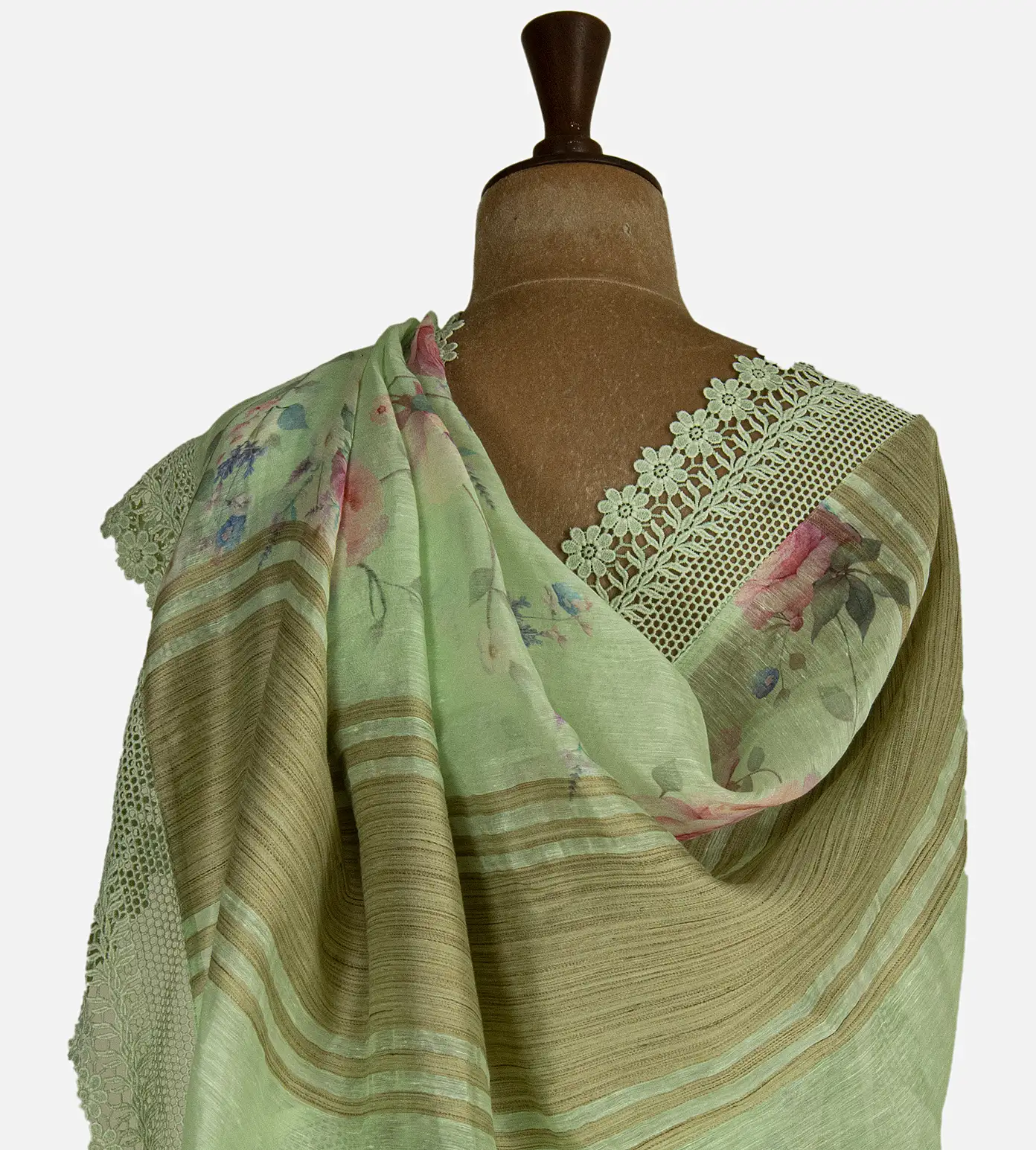 light-green-linen-saree-d0293270-c