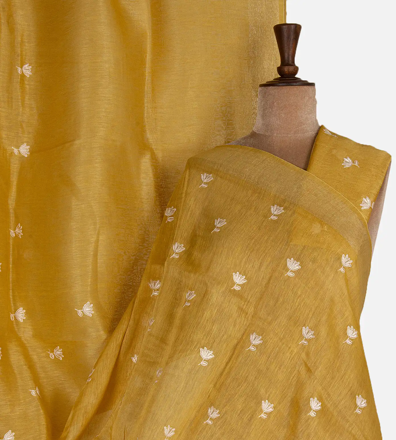 yellow-linen-saree-d09125546-a