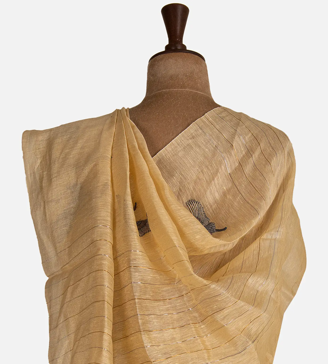 beige-linen-saree-d05105540-c