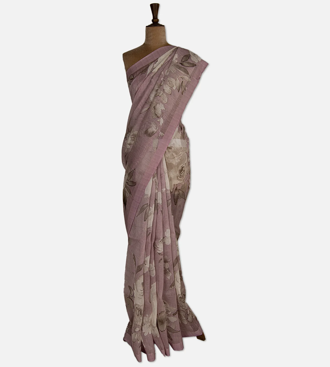 mauve-linen-saree-d09123200-b