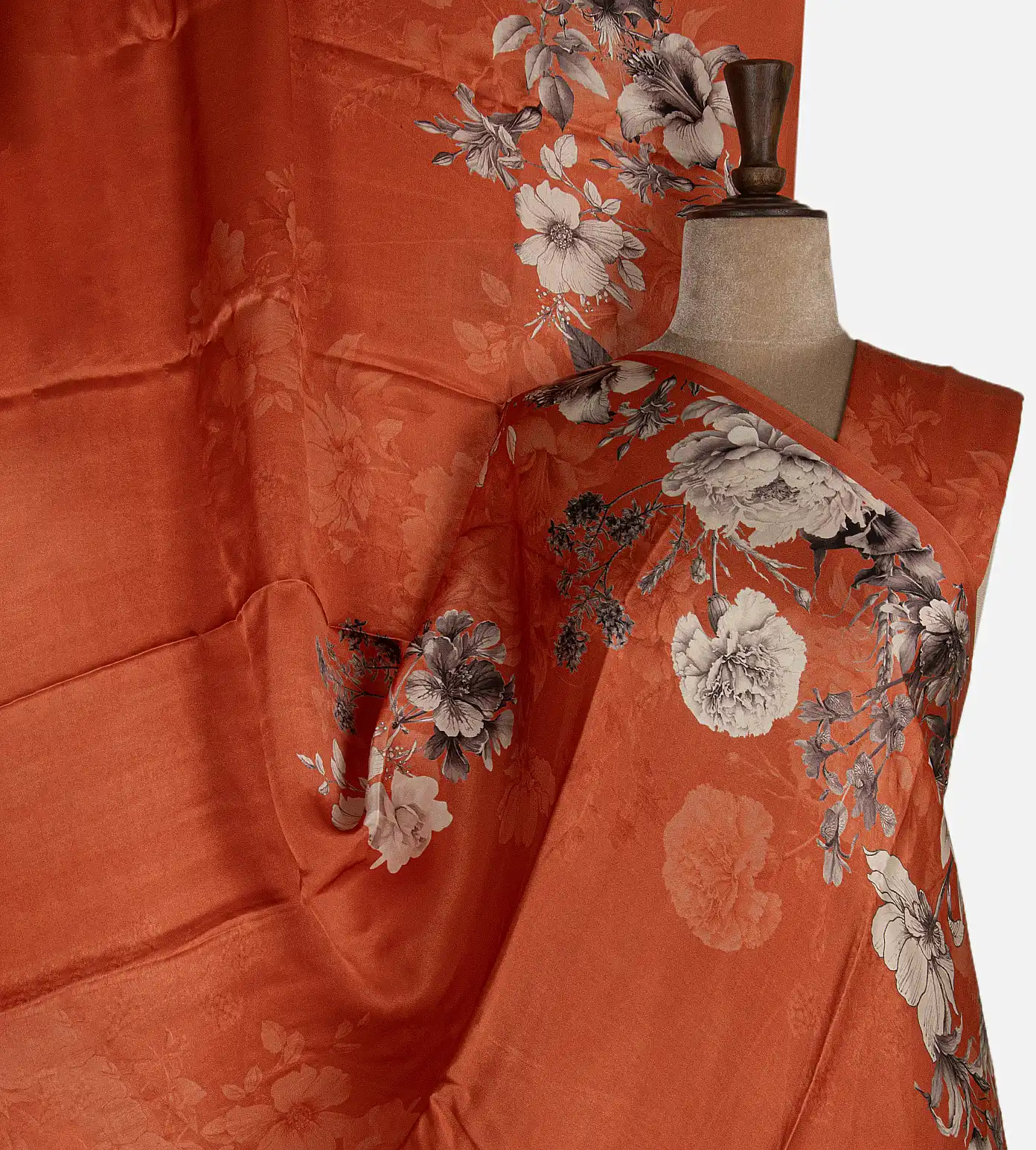 orange-satin-crepe-saree-d11134979-a