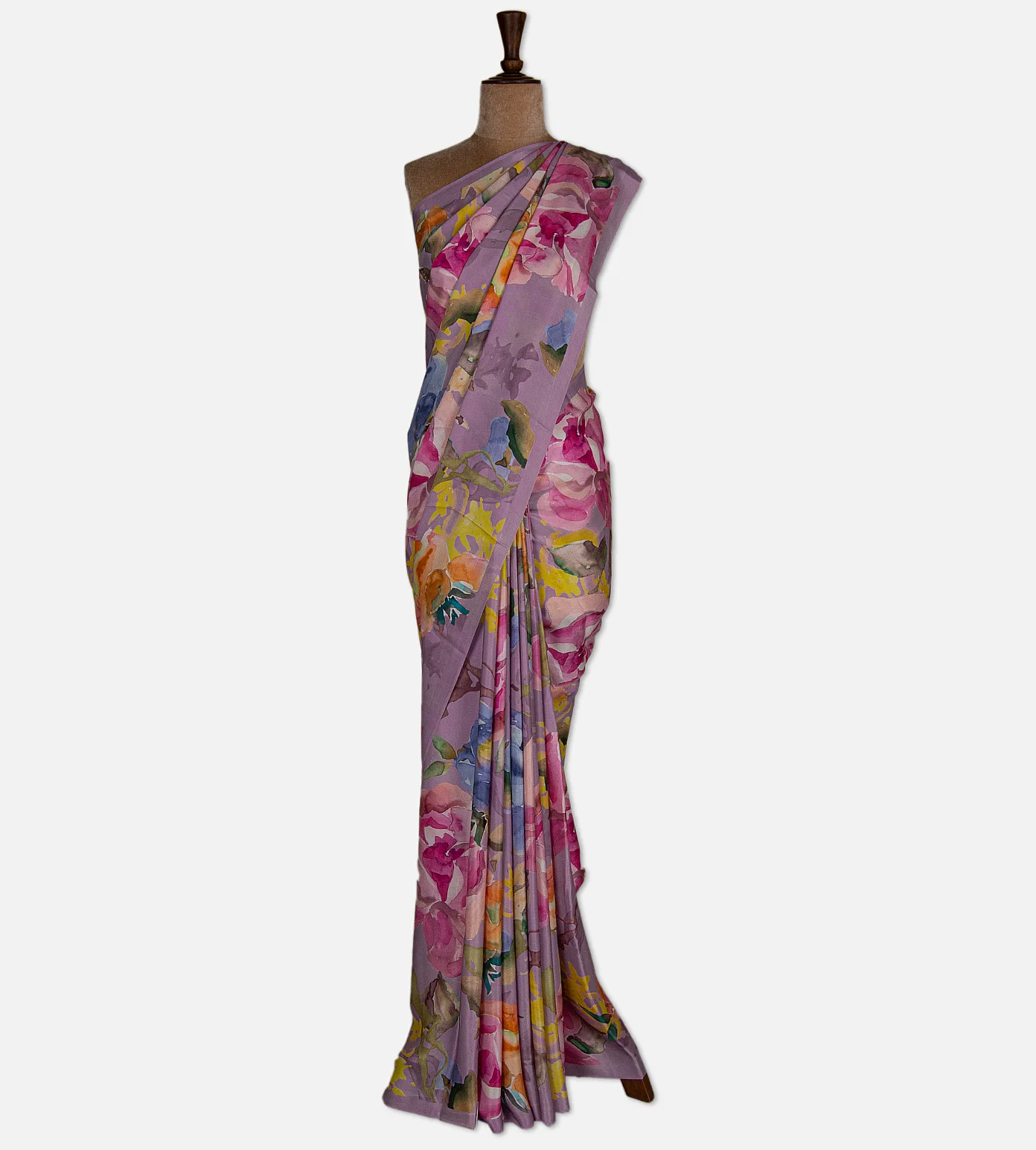 lavender-satin-crepe-saree-d11134977-b