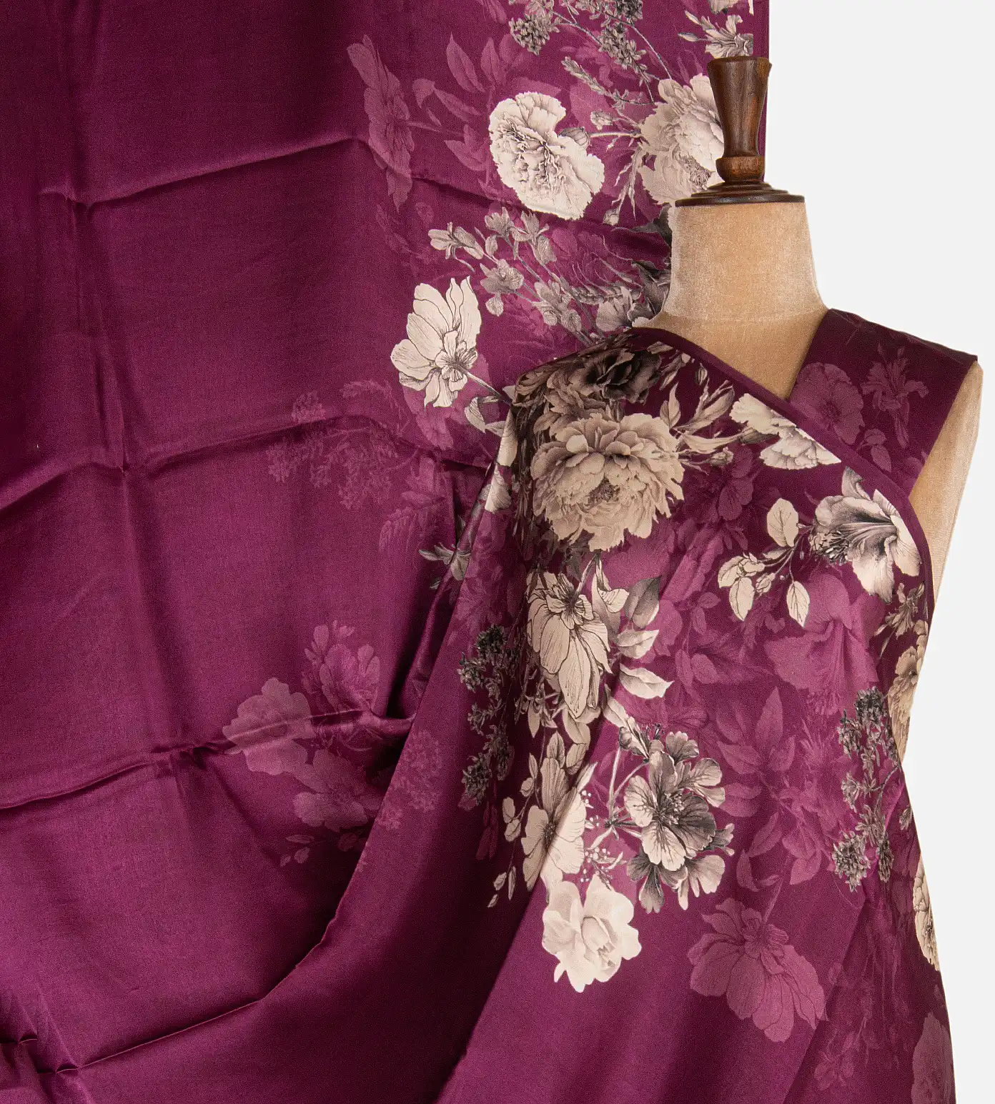 dark-pink-satin-crepe-saree-d11134978-a