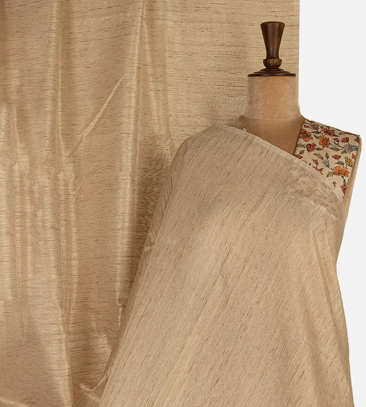 light-beige-semi-tussar-saree-d11135327-a