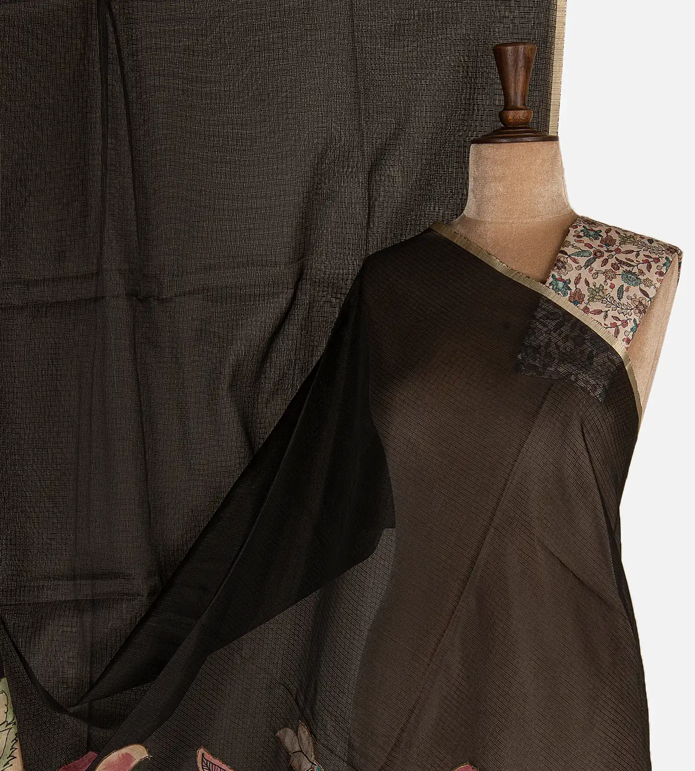 black-kota-cotton-saree-d11135323-a