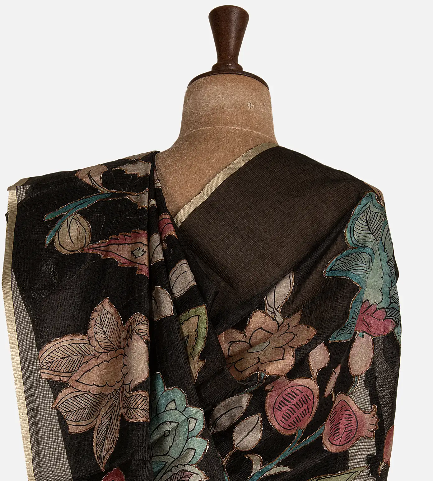 black-kota-cotton-saree-d11135323-c