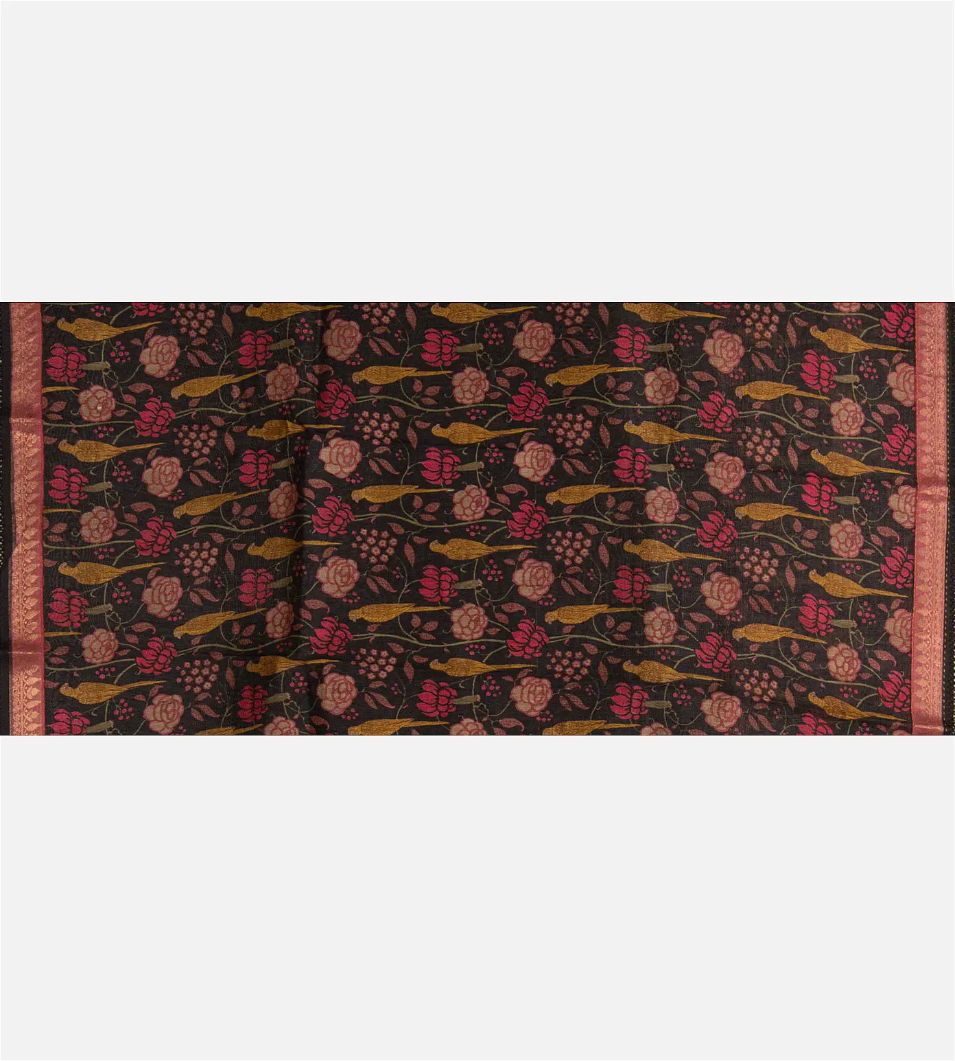 black-tussar-saree-d09129480-d