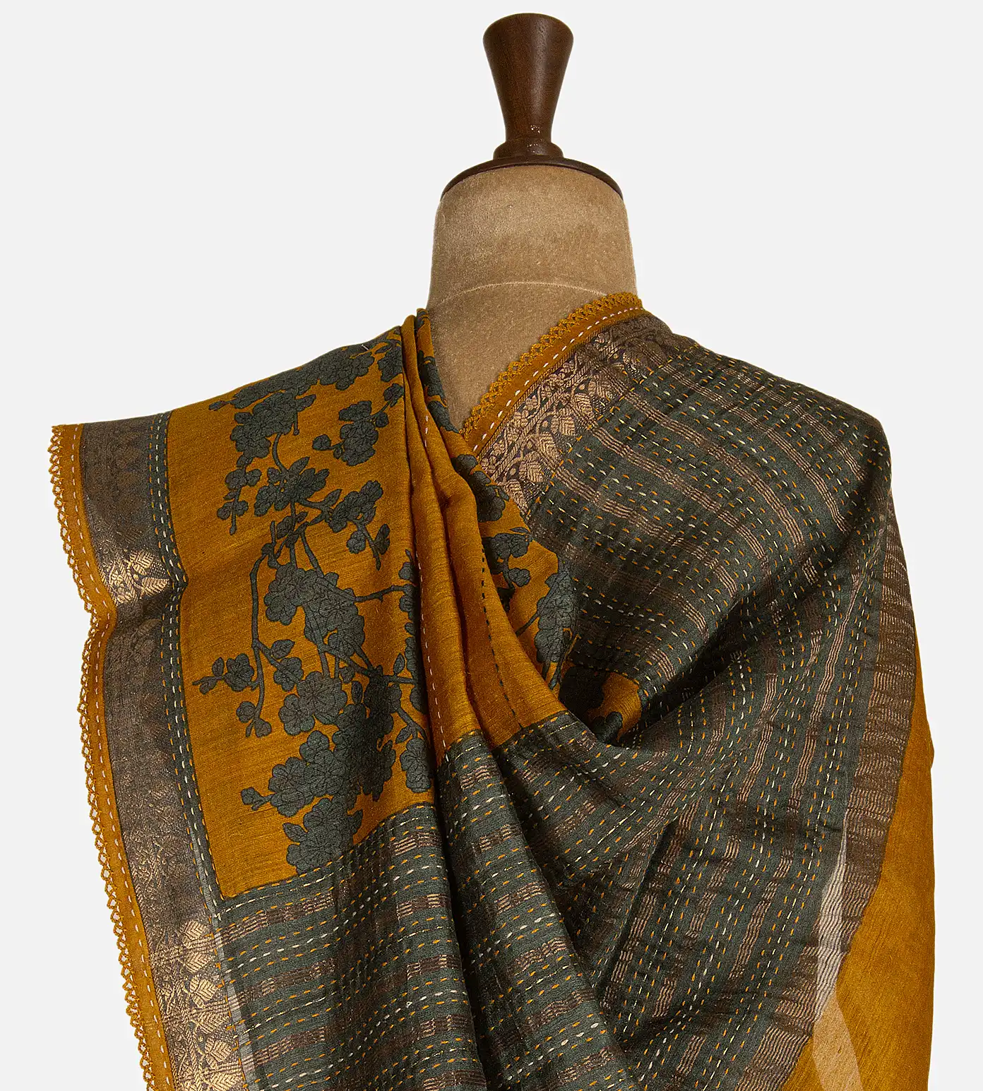 yellow-tussar-kota-saree-d10133925-c