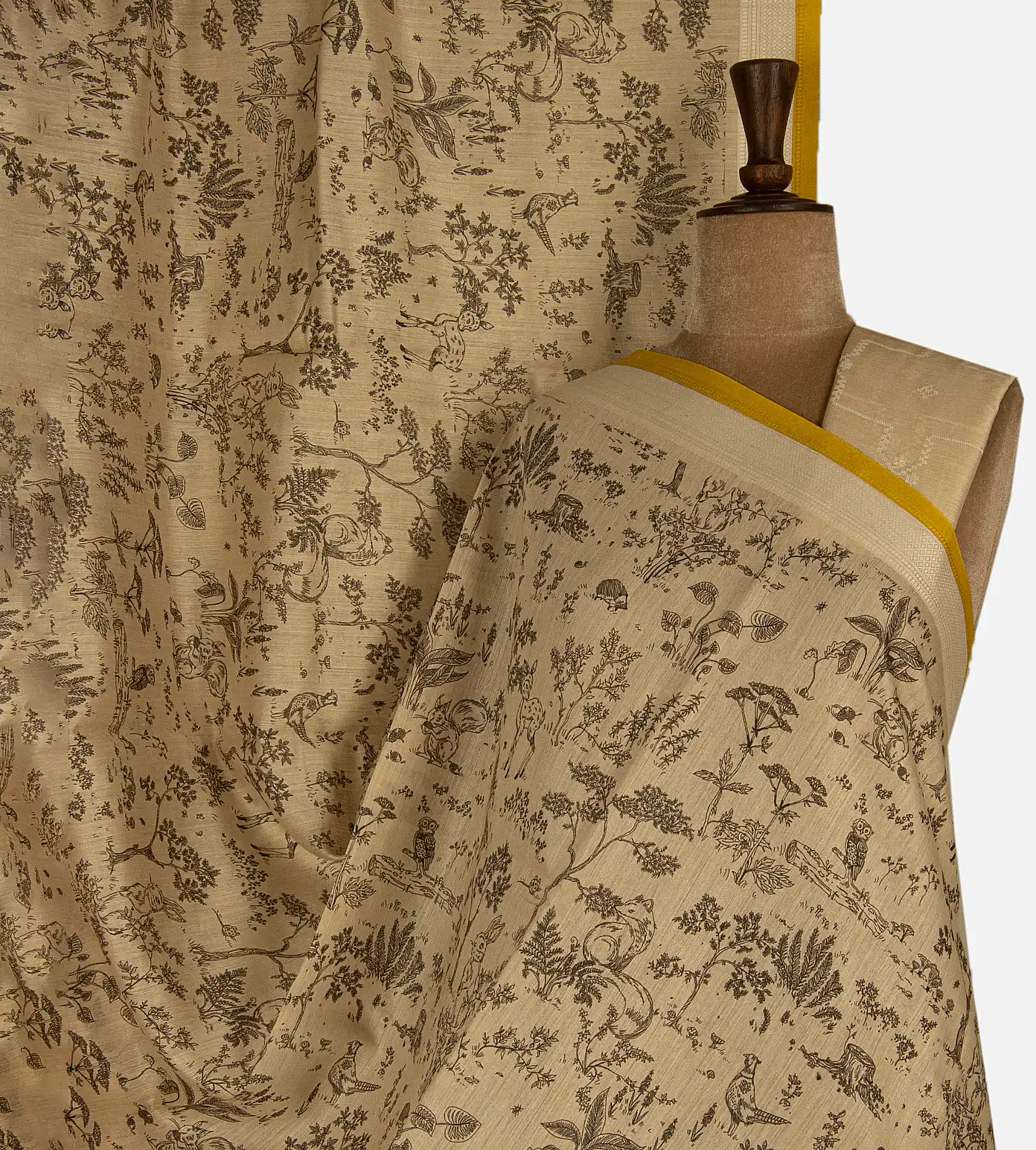 light-beige-tussar-saree-d10133286-a